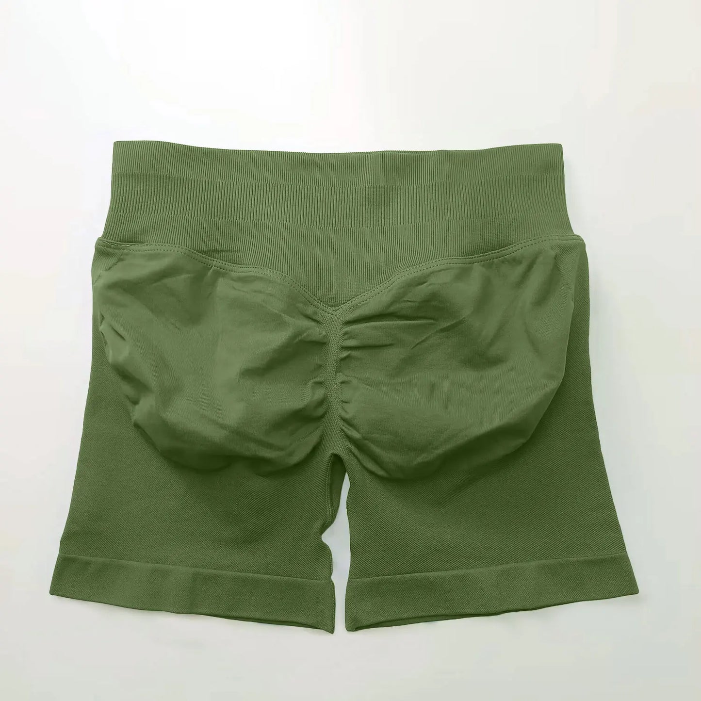 NCLAGEN Seamless Shorts 4.5" Gym Shorts Woman Scrunch Butt Fitness Sports Short Workout Seamless Leggings Running Yoga bottoms